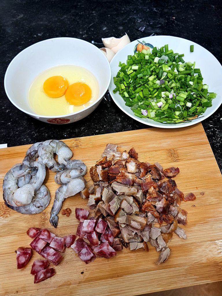 Yangzhou Fried Rice Ingredients
