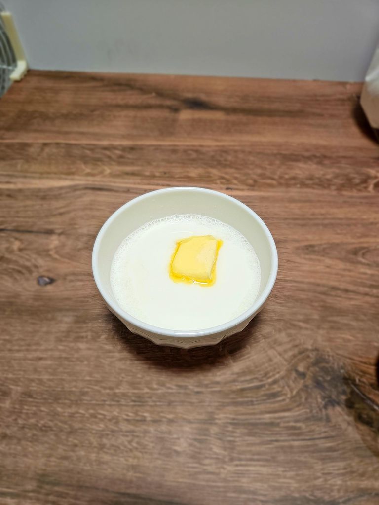 Milk and butter and yeast